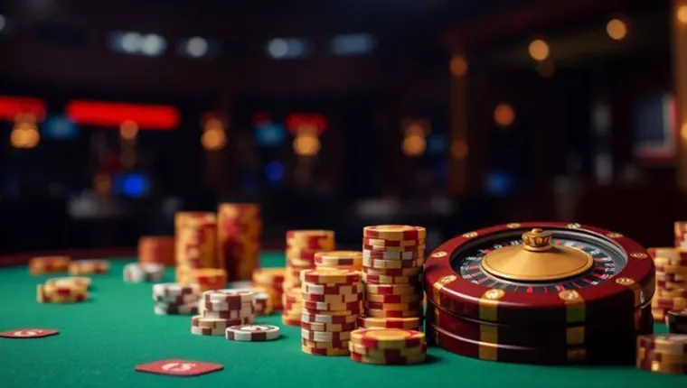 Person choosing between several online casino platforms, with bingoplus highlighted